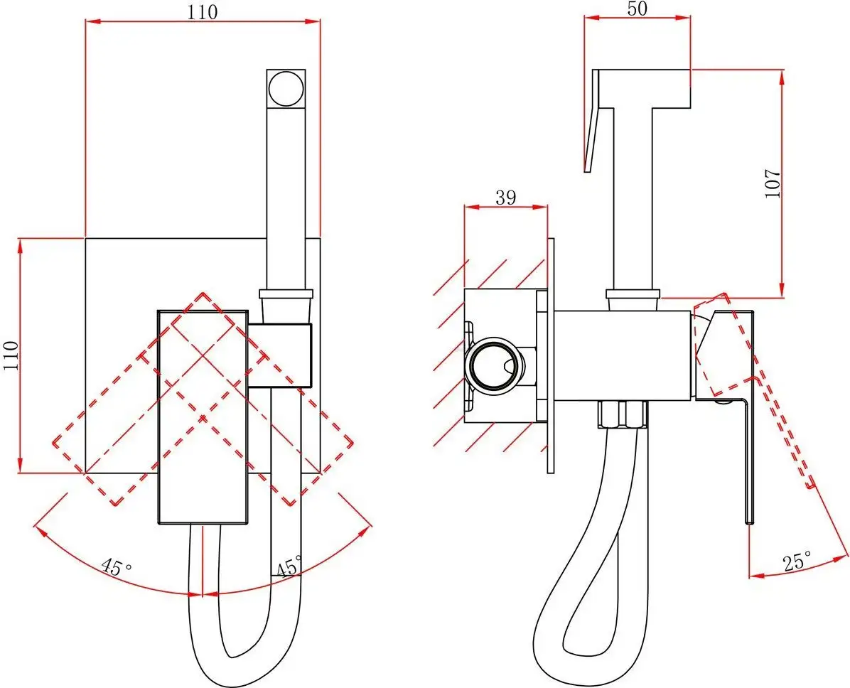 Гигиенический душ A-Five A5-1245 - фото товара