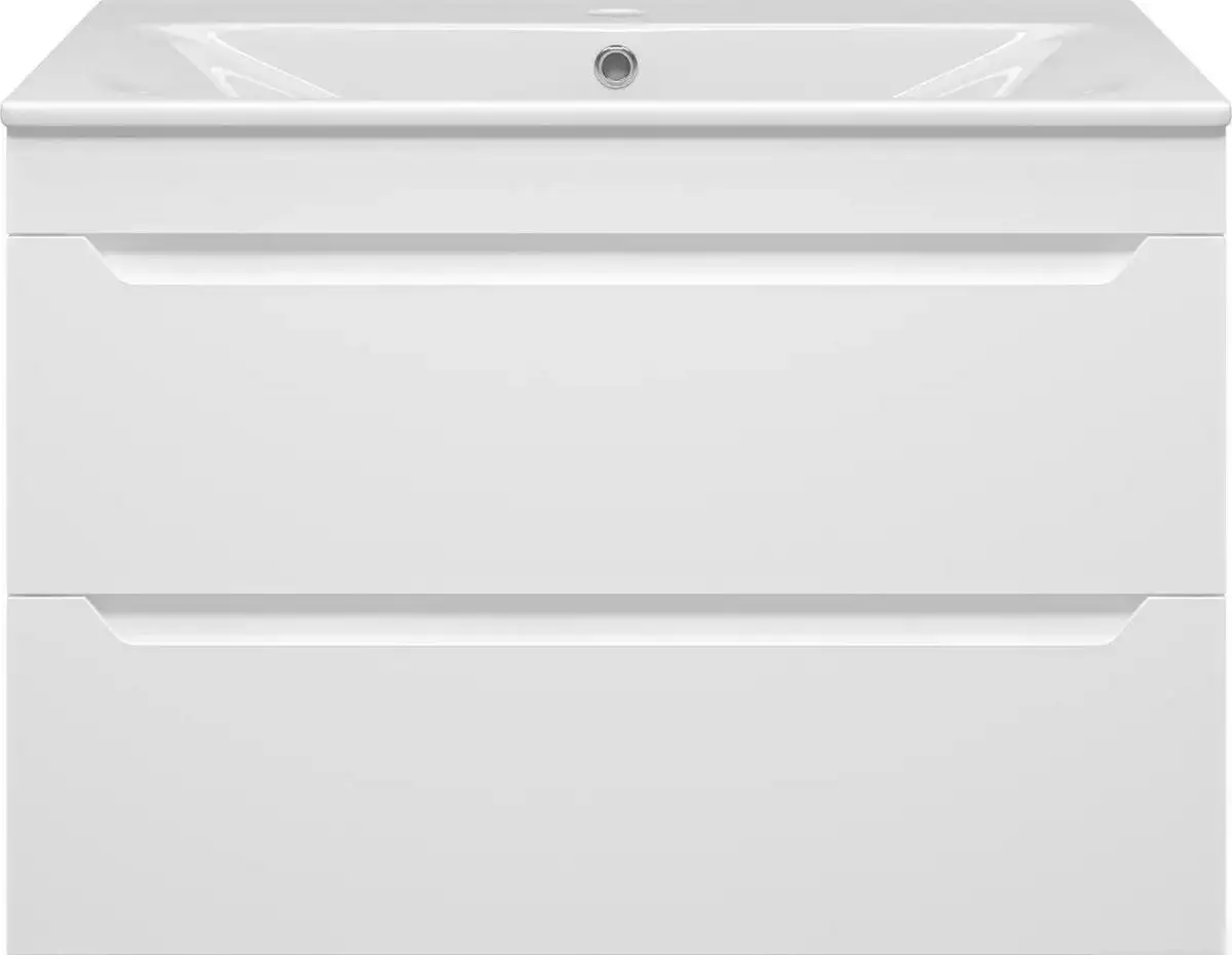 Misty Тумба под умывальник Бриз 80 П-Бри-09080-012Я+WB.FN/Breeze/80-C/WHT.G/S1 – фото товара