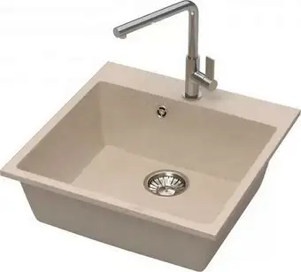 Кухонная мойка MARRBAXX Карельский камень модель 42/Q2 (бежевый) - изображение в каталоге