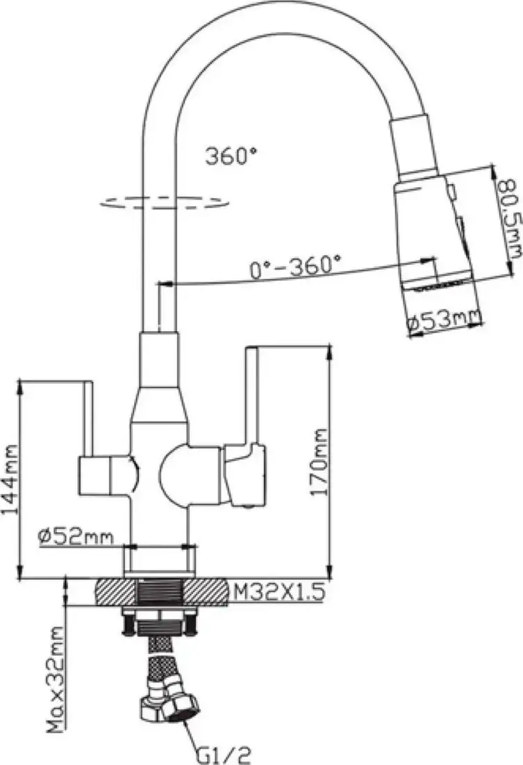 Смеситель Diadonna D49-19053QH - фото товара