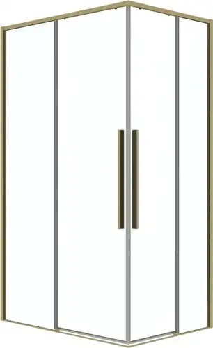 Душевой уголок Grossman Galaxy 110x90x195 300.K33.01.1190.32.00 (золото сатин/прозрачное стекло) - изображение в каталоге