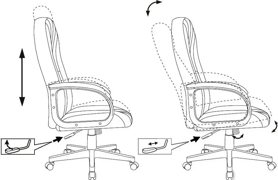 Офисное кресло Бюрократ T-898/417 (темно-серый) – фото товара