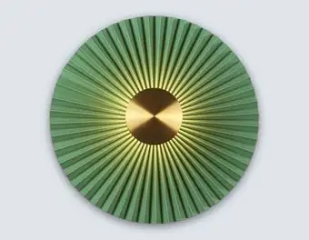 Бра Ambrella LH72649 BK/GR (латунь/зеленый) – изображение в каталоге