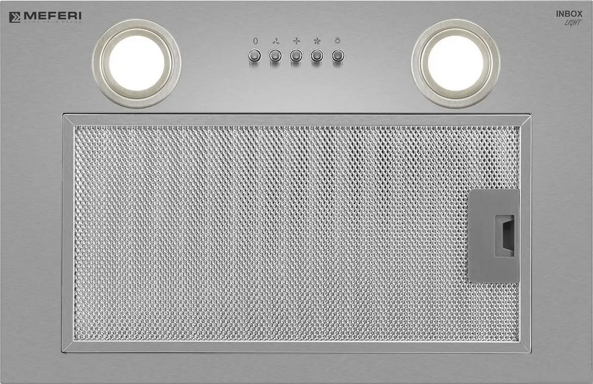 Кухонная вытяжка Meferi INBOX45IX Light - фото товара
