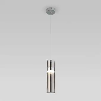 Подвесная люстра Евросвет Lumen 50244/1 LED хром/дымчатый – изображение в каталоге