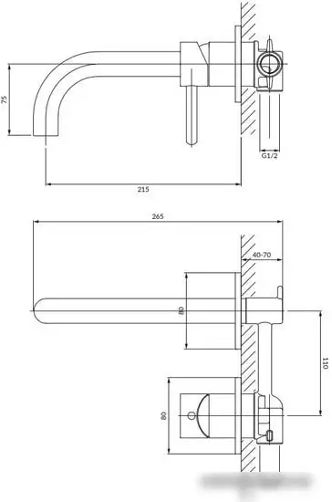 Смеситель Omnires Y Y1215CR - фото товара
