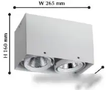 Точечный светильник Favourite Flashled 1986-2U – фото товара