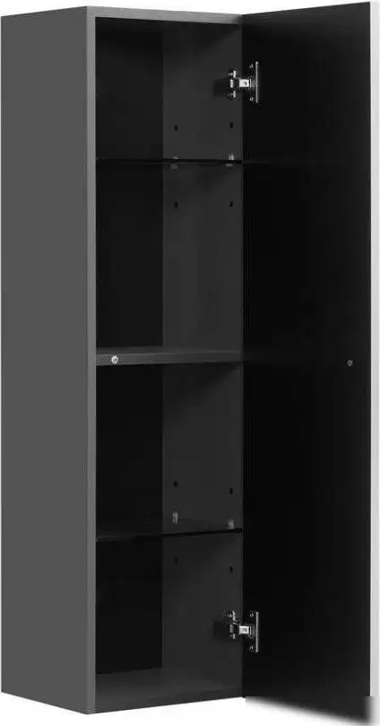 Акватон Шкаф-полупенал для ванной Ар-Деко 1A280503DD8D0 (серый кобальт) – фото товара