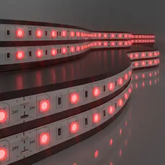 Светодиодная лента Elektrostandard 24V 14.4W 60Led 5050 IP65 красный a052974 – изображение в каталоге