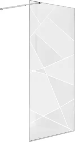 Душевая стенка Niagara NG-660-90 90x195 (хром/прозрачное стекло) - изображение в каталоге