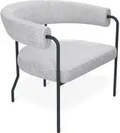 Интерьерное кресло Sheffilton SHT-AMS120 (светло-серый/антрацит) – изображение в каталоге