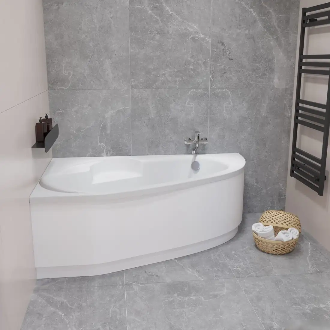 Ванна Lauter Valencia 140x95 2102140L (с каркасом) - фото товара