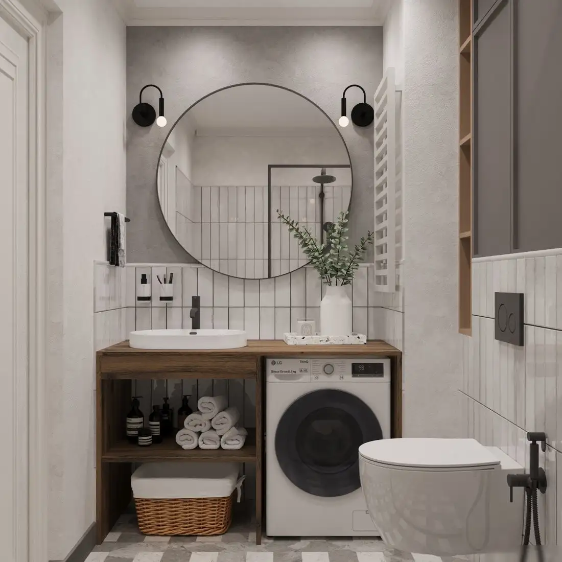 ЗОВ Тумба под умывальник Стамбул 130 S130LAW0LAWWMC2BC (аттик) – фото товара