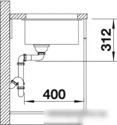 Кухонная мойка Blanco Subline 700-U 526001 (черный) - фото товара