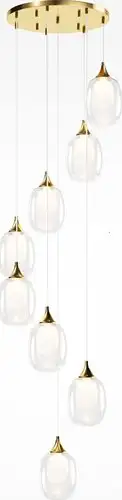 Подвесная люстра Maytoni Aura MOD016PL-08BS1 – изображение в каталоге