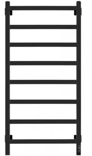 Полотенцесушитель Granula Квадро 50x100 (терморегулятор, черный матовый) - изображение в каталоге