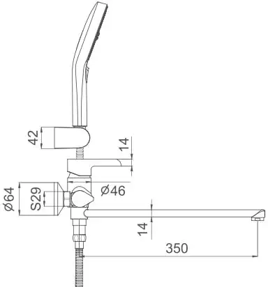 Смеситель Gappo G2203-6 - фото товара