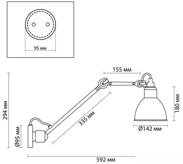 Лампа Odeon Light Arta 4125/1WD – фото товара