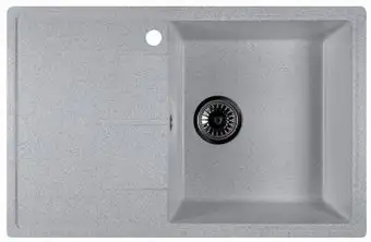 Кухонная мойка Marblan Magnum R (серый, с сифоном) - изображение в каталоге