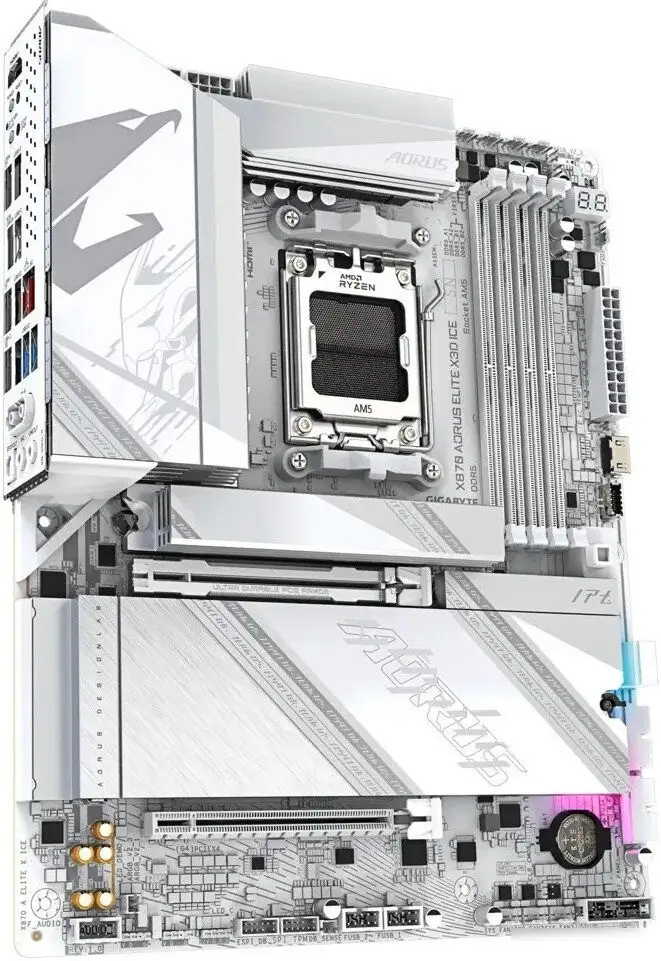 Материнская плата Gigabyte X870 Aorus Elite X3D Ice – фото товара