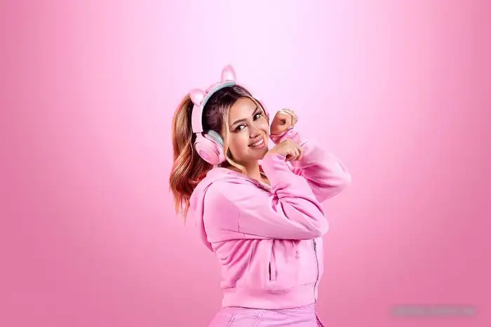 Наушники Razer Kraken Kitty V2 Pro (розовый) – фото товара