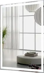 Пекам Зеркало Greta 80x120 greta-80x120d (с подсветкой, сенсором на взмах руки)