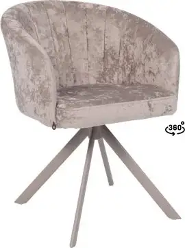 Стул с подлокотниками Мамадома Shelly-R 360 (m04 Grey Beige Lux/капучино) – изображение в каталоге