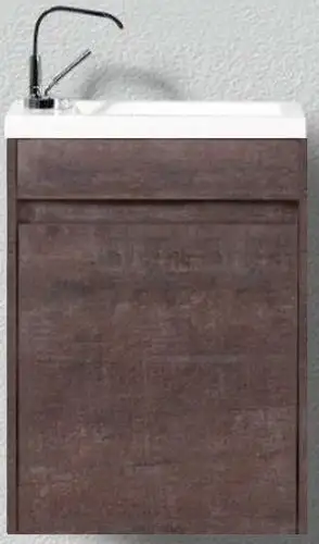 BelBagno Тумба под умывальник Pietra Mini-460-1A-SO-PT-L (левый, stone) – изображение в каталоге