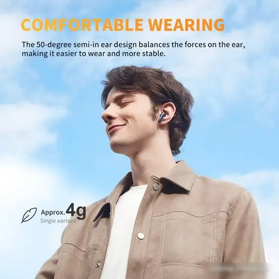 Наушники QCY AilyBuds Pro (темно-синий) – фото товара