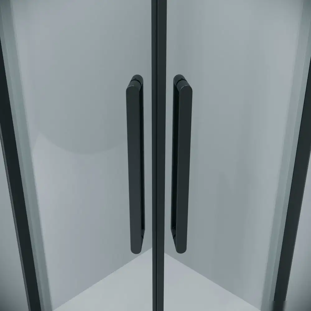 Душевой уголок Grossman Classic 90x90x195 301.K33.04.9090.21.00 (черный матовый/прозрачное стекло) - фото товара