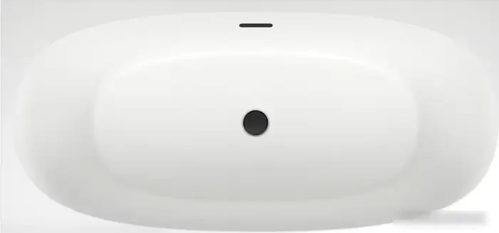 Ванна Wellsee Belle Spa 2.0 160x75 235802003 (пристенная ванна (левая) белый глянец, экран, каркас, сифон-автомат матовый черный) - фото товара