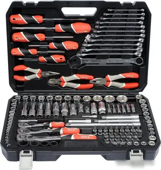 Универсальный набор инструментов Yato YT-38881 (129 предметов) – фото товара