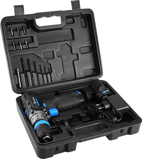 Дрель-шуруповерт Deko DKCD12V PRO 083-1004 (с 2-мя АКБ 1.5Ач, кейс) – фото товара