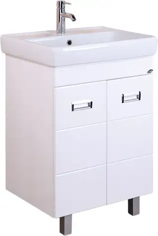 Onika Тумба под умывальник Балтика-Квадро 60.10 (белый) [106035] – изображение в каталоге