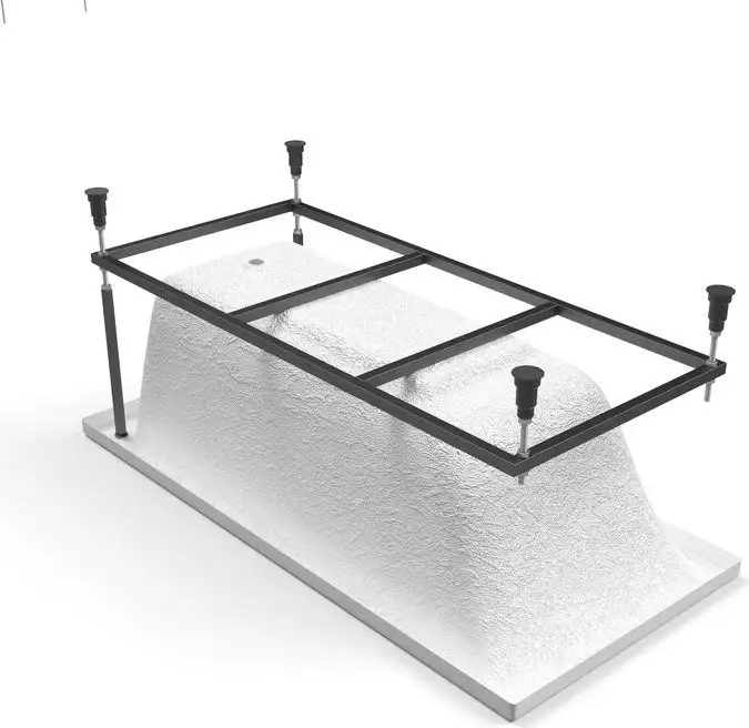 Ванна Cersanit Lorena 150x70 с ножками со смесителем Brasko Black однорыч. (с сифоном Prime) - фото товара