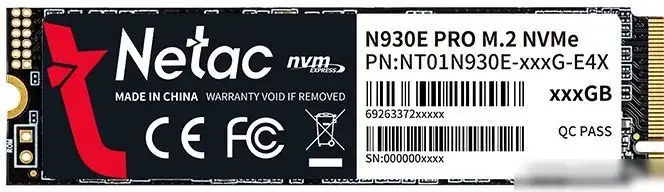 SSD Netac N930E PRO 512GB NT01N930E-512G-E4X-N – фото товара