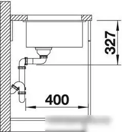Кухонная мойка Blanco Rotan 500-U (кофе) 521353 - фото товара