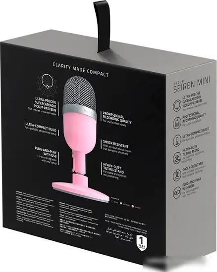 Микрофон Razer Seiren Mini Quartz Pink – фото товара