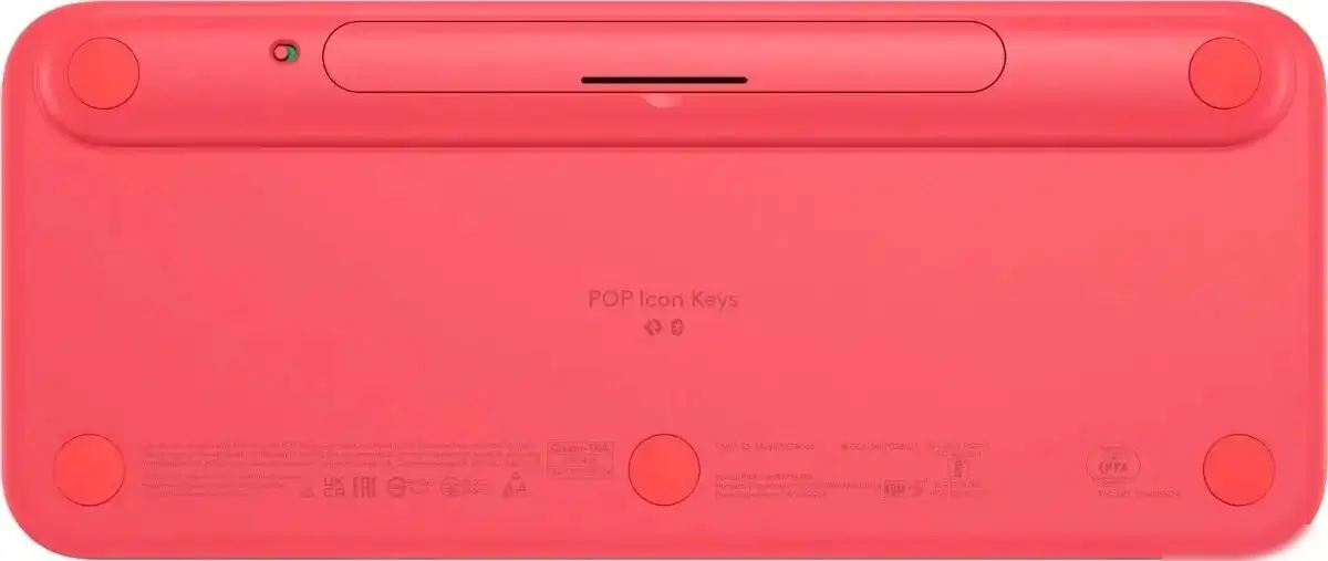 Клавиатура Logitech Pop Icon Keys 920-013089 (розовый/белый, с гравировкой) – фото товара