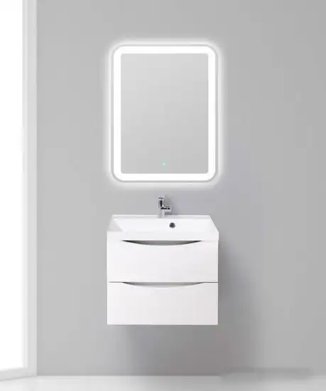 BelBagno Тумба под умывальник Marino-600-2C-SO-BL-P (bianco lucido) – фото товара