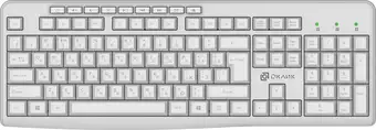 Клавиатура Oklick K225W (белый)