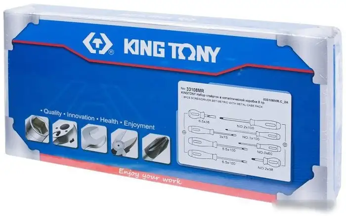 Набор отверток King Tony 33108MR (8 предметов) – фото товара