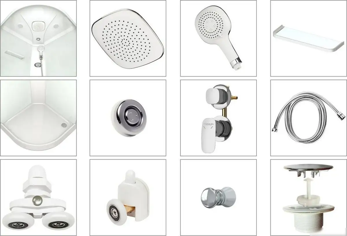 Душевая кабина Domani-Spa Slim 110 100x100 DS01DS110LBT00 - фото товара