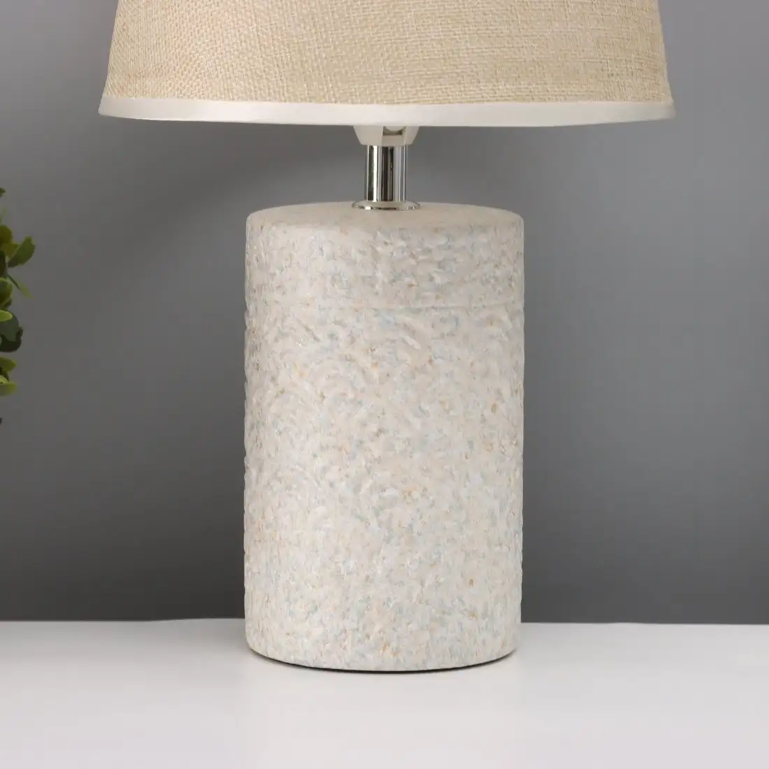 Настольная лампа Risalux Волны 10683281 (серый/бежевый)