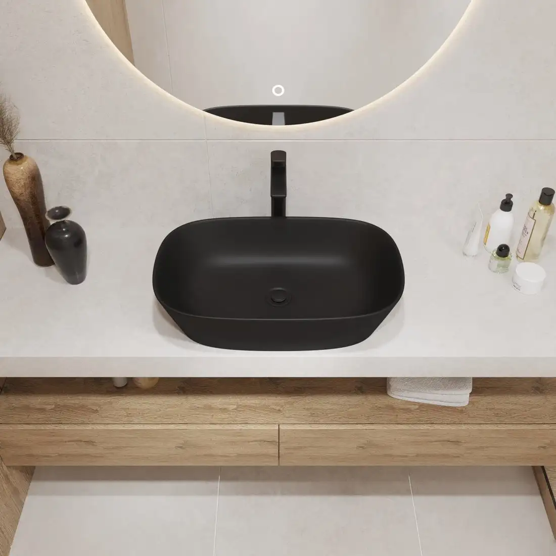 Умывальник Lauter 21393-60-A + клапан 21190CH - фото товара