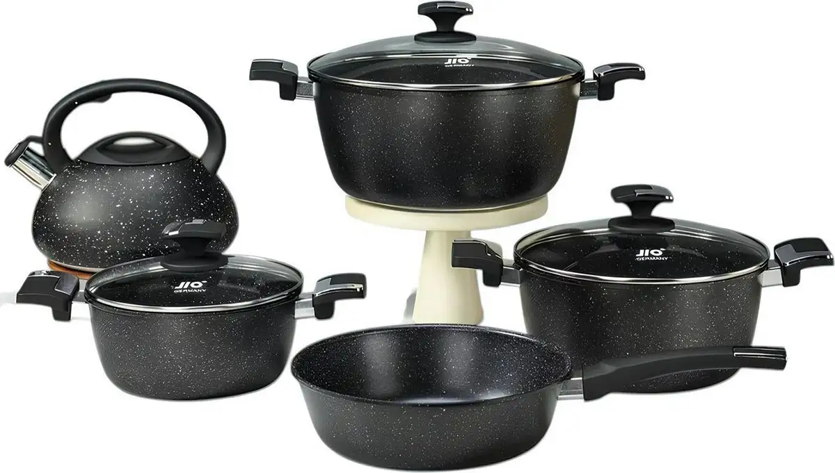 Набор кастрюль JIO JIO-008 (черный) – фото товара