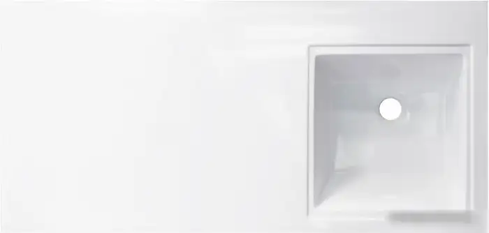 Умывальник Эстет Даллас 100, правая (белый) - фото товара