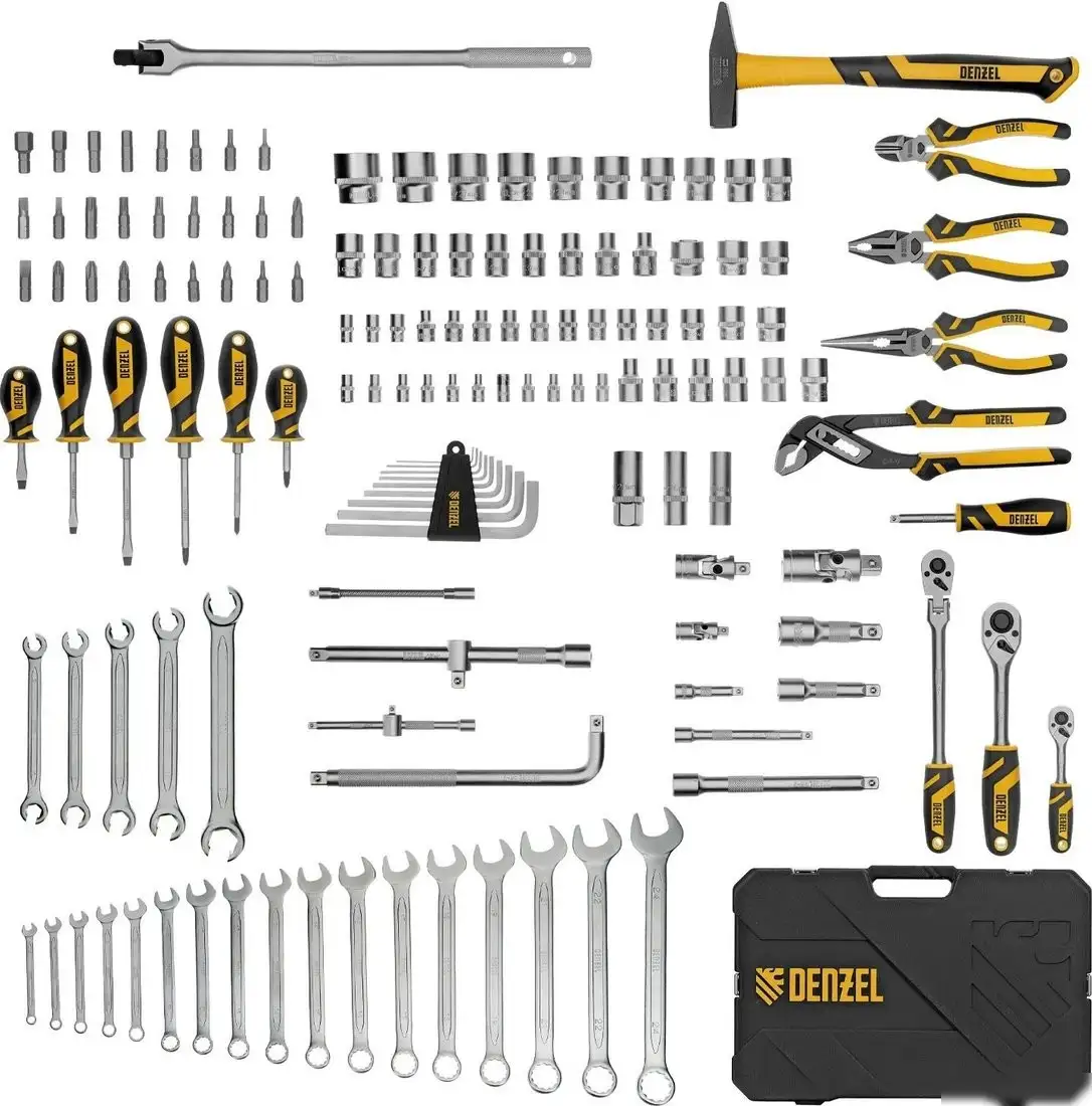 Универсальный набор инструментов Denzel 15805 (144 предмета) – фото товара