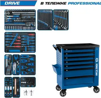 Универсальный набор инструментов King Tony 9G38-251MRVB (251 предмет) – изображение в каталоге