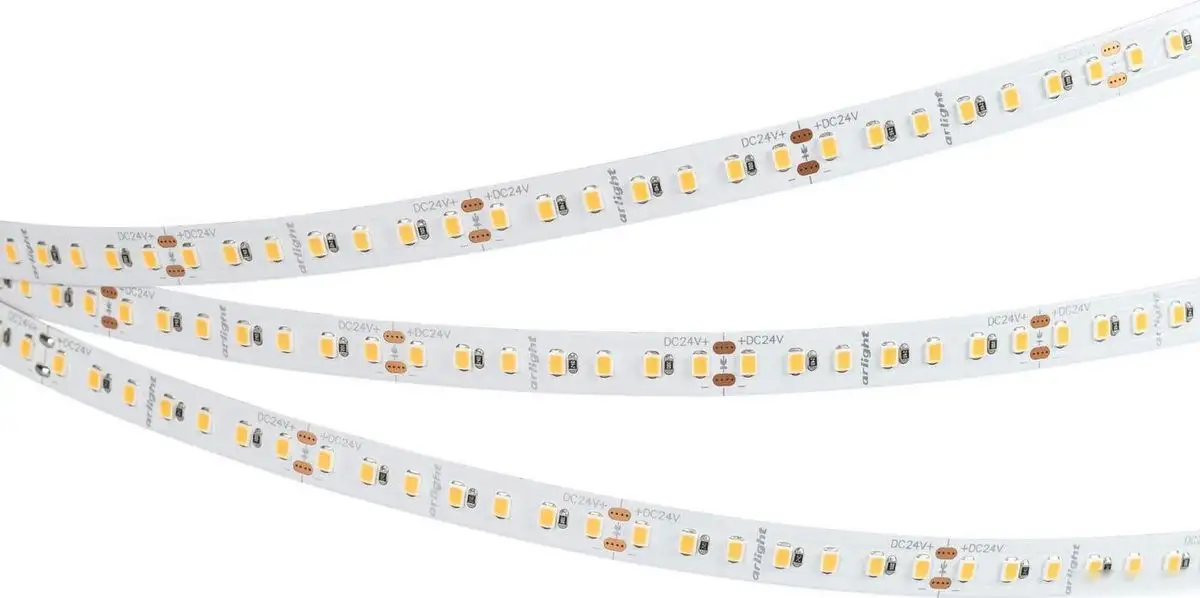 Светодиодная лента Arlight 20W/m 140LED/m 2835SMD теплый белый 5M 037831 – фото товара